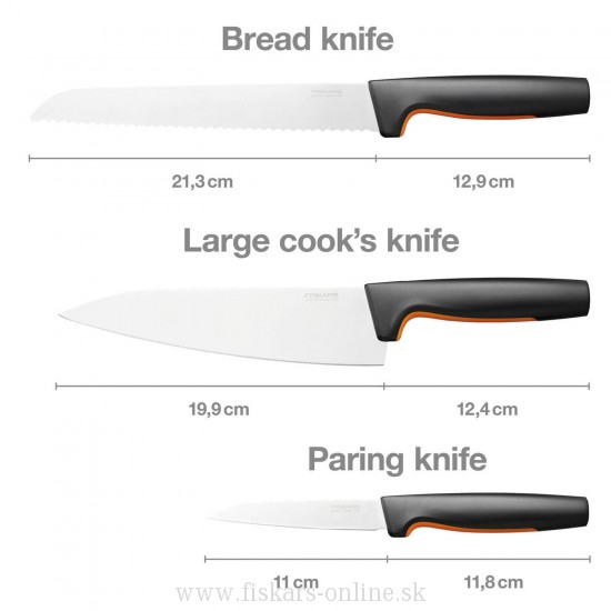 Štartovacia súprava s 3 nožmi Functional Form - FISKARS 1057559