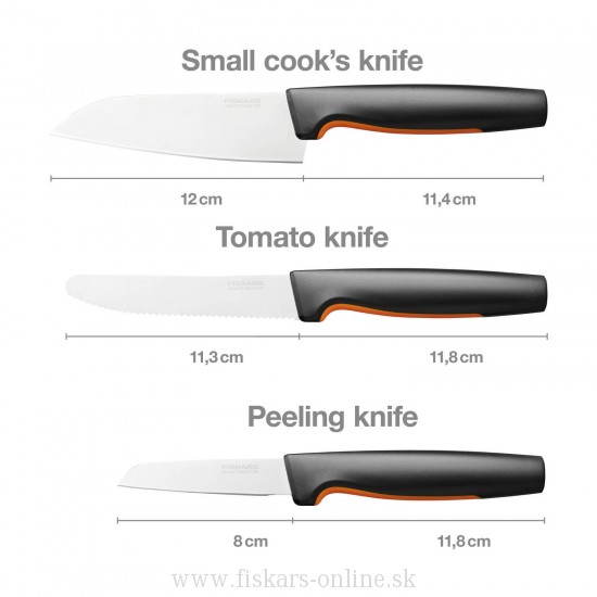 Súprava obľúbených nožov 3 ks  Functional Form - FISKARS 1057556