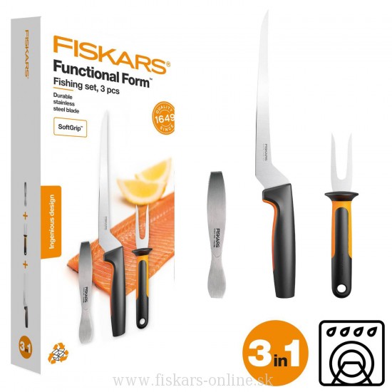 Súprava na prípravu rýb, 3 ks  Functional Form - FISKARS 1057560